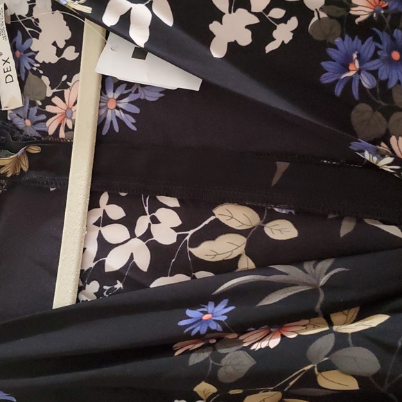 Dex Floral Print Midi Dress size M - Picture 6 of 7